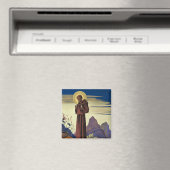 St. Francis von Assisi (Christlicher Heiliger) Magnet (In Situ (Geschirrspüler))