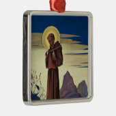 St. Francis von Assisi (Christlicher Heiliger) Ornament Aus Metall (Rechts)
