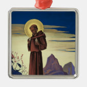 St. Francis von Assisi (Christlicher Heiliger) Ornament Aus Metall (Vorne)