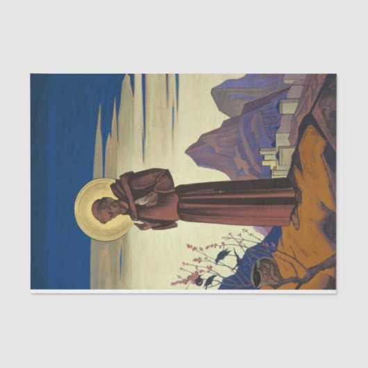 St. Francis von Assisi (Christlicher Heiliger) Seidenpapier (Vorderseite)