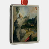 St Francis von Assisi die Schanden empfangend Ornament Aus Metall (Rechts)
