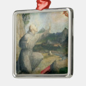 St Francis von Assisi die Schanden empfangend Ornament Aus Metall (Links)