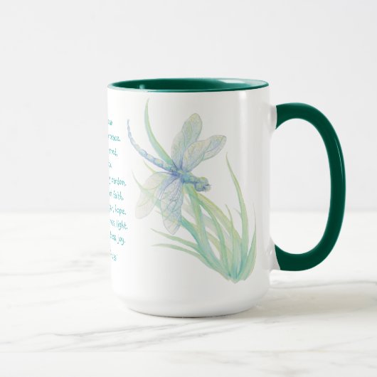 St. Francis von Assisi Dragonfly im Tessin Tasse (Rechts)