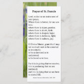 St. Francis von Assisi Gebet Card (Vorne/Hinten)