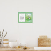 St. Francis von Assisi Gebet Common Tern Bird Poster (Küche)