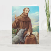 St. Francis von Assisi Gebet für Haustiere Karte (Vorderseite)