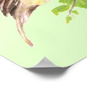 St. Francis von Assisi, Gebet-Sparrow-Vogel Poster (Ecke)