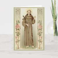 St. Francis von Assisi Grußkarte mit Gebet
