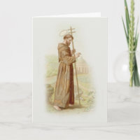 St. Francis von Assisi Grußkarte mit Gebet