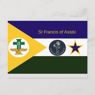 St. Francis von Assisi Holiday Postcard Feiertagspostkarte