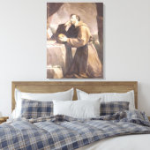 St. Francis von Assisi im Gebet Leinwanddruck (Insitu (Schlafzimmer))