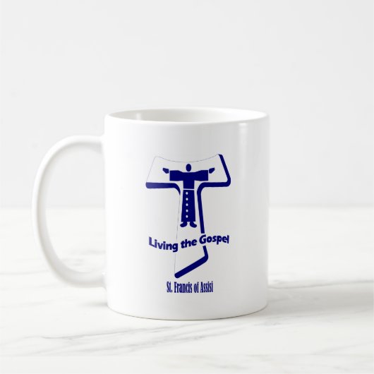 St Francis von Assisi Kaffeetasse (Links)