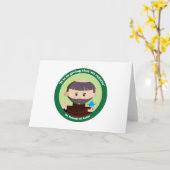 St. Francis von Assisi Karte (Gelbe Blume)