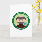 St Francis von Assisi Karte (Gelbe Blume)