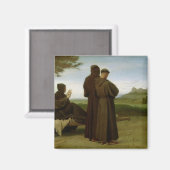 St. Francis von Assisi Magnet (Vorderseite/Rückseite)