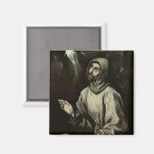 St. Francis von Assisi Magnet (Vorderseite/Rückseite)