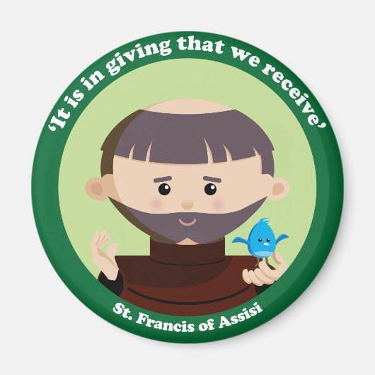 St. Francis von Assisi Magnet (Vorne)