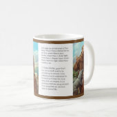 St Francis von Assisi mit Wolf Kaffeetasse (VorderseiteRechts)