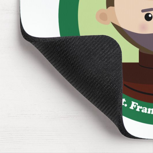 St Francis von Assisi Mousepad (Ecke)