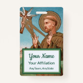 St. Francis von Assisi, Pater Seraphicus (SAU 040) Ausweis (Rückseite)