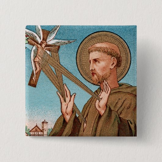 St. Francis von Assisi, Pater Seraphicus (SAU 040) Button (Vorderseite)