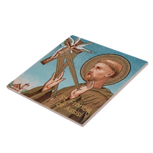 St. Francis von Assisi, Pater Seraphicus (SAU 040) Fliese (Seite)