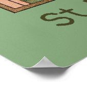 St. Francis von Assisi, Pater Seraphicus (SAU 040) Poster (Ecke)