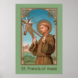 St. Francis von Assisi, Pater Seraphicus (SAU 040) Poster