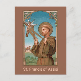 St. Francis von Assisi, Pater Seraphicus (SAU 040) Postkarte