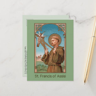 St. Francis von Assisi, Pater Seraphicus (SAU 040) Postkarte