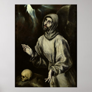 St. Francis von Assisi Poster