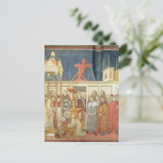 St. Francis von Assisi Postkarte (Stehend Vorderseite)