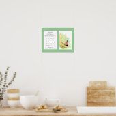 St. Francis von Assisi, Prayer Ring Necked Pheasan Poster (Küche)