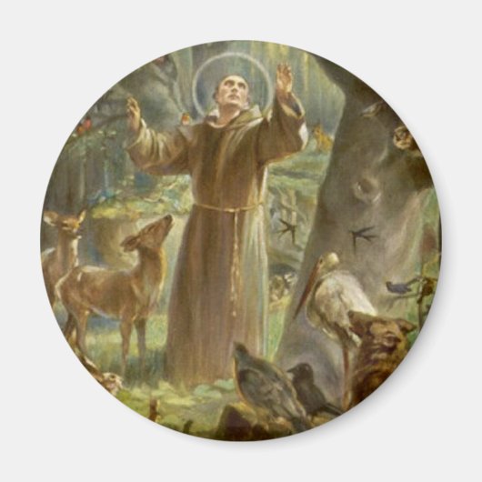 St. Francis von Assisi Preaching to the Animals Magnet (Vorne)