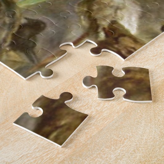 St Francis von Assisi predigend zu den Tieren Puzzle (Seite)