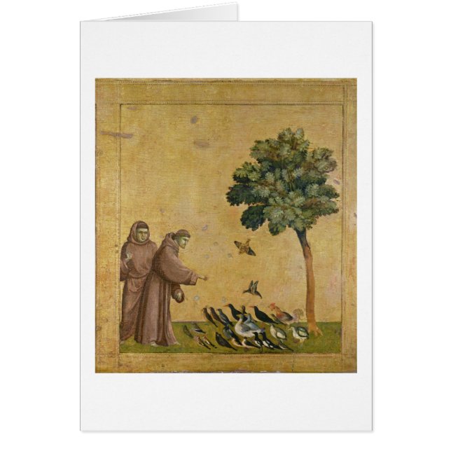St Francis von Assisi predigend zu den Vögeln (Vorne)