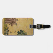 St Francis von Assisi predigend zu den Vögeln Gepäckanhänger (Vorderseite horizontal)