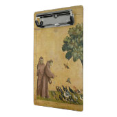 St Francis von Assisi predigend zu den Vögeln Mini Klemmbrett (Gewinkelt2)