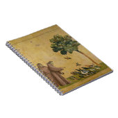 St Francis von Assisi predigend zu den Vögeln Notizblock (Rechte Seite)