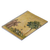 St Francis von Assisi predigend zu den Vögeln Notizblock (Linke Seite)