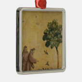 St Francis von Assisi predigend zu den Vögeln Ornament Aus Metall (Rechts)
