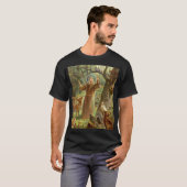 St. Francis von Assisi predigt den Tieren T-Shirt (Vorne ganz)