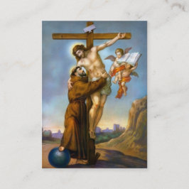 St. Francis von Assisi Religious Holy Cards Visitenkarte