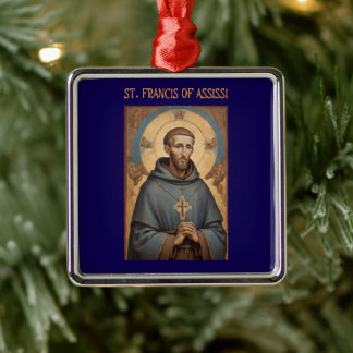 St. Francis von Assisi römisch-katholisch Ornament Aus Metall
