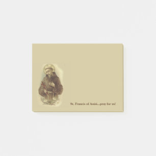 St. Francis von Assisi Schutzheilige der Tiere Post-it Klebezettel