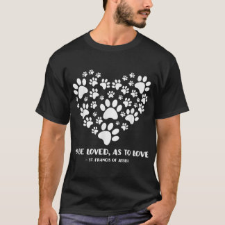 St. Francis von Assisi Schutzheilige Tiere Hund O T-Shirt