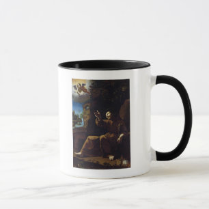 St Francis von Assisi tröstete durch einen Engel Tasse