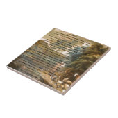 St Francis von Assisi u. von Regenbogen-Brücke Fliese (Seite)