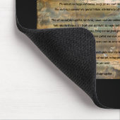 St Francis von Assisi u. von Regenbogen-Brücke Mousepad (Ecke)