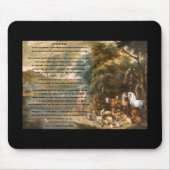St Francis von Assisi u. von Regenbogen-Brücke Mousepad (Vorne)